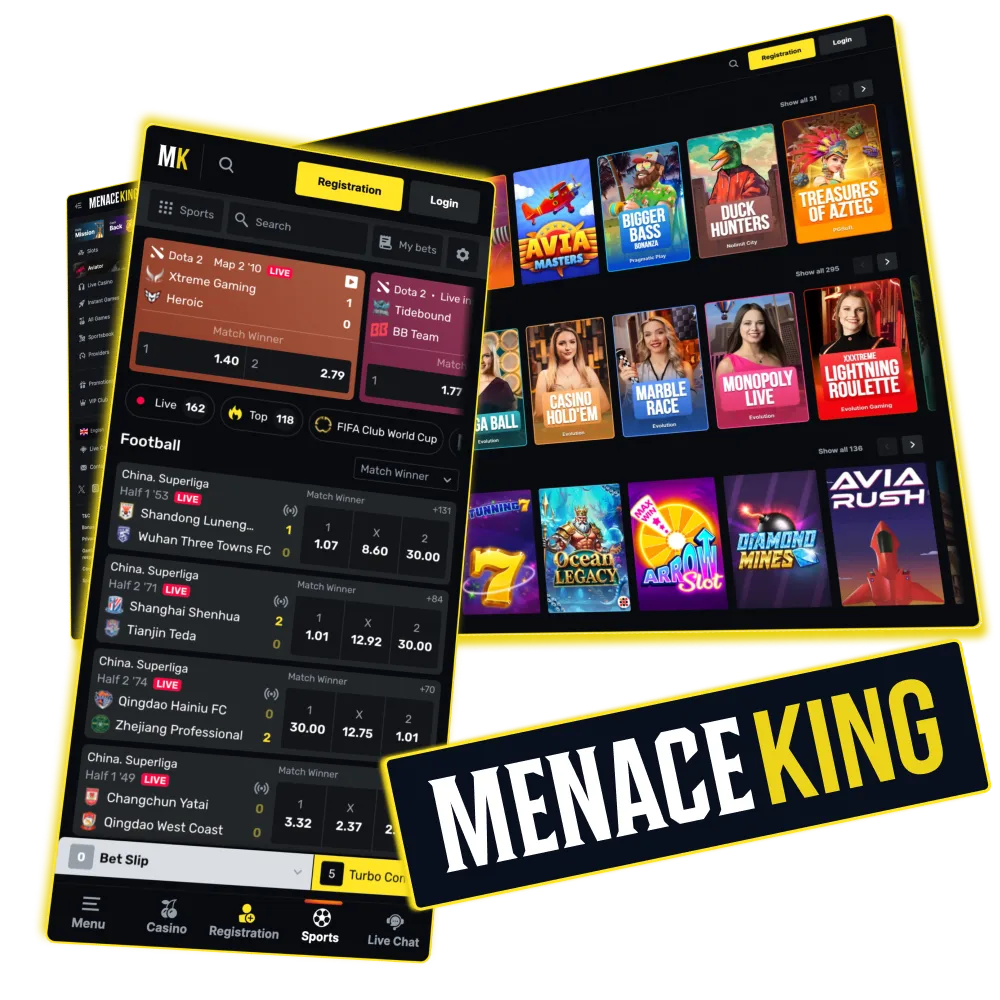 Documento MenaceKing com condições obrigatórias de uso.